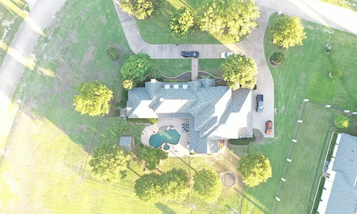 New shingle roof installation on a home in Royse City